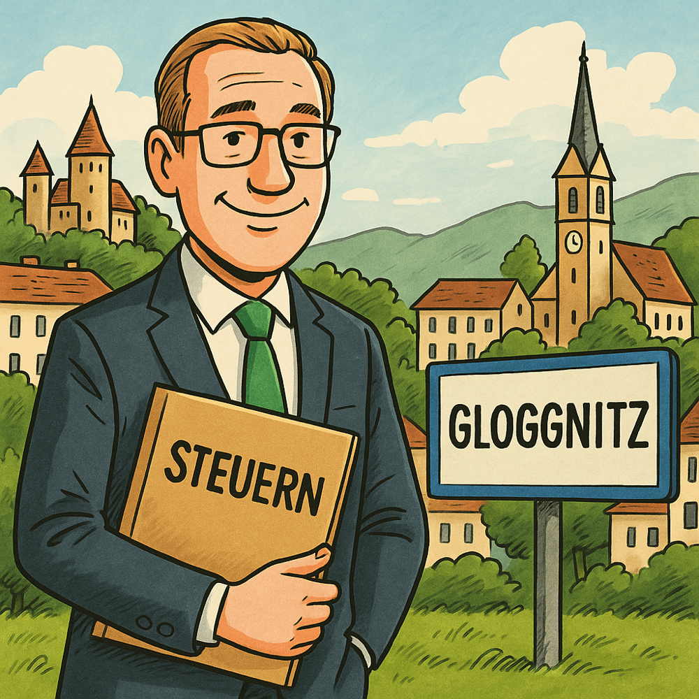 Steuerberatung Gloggnitz Illustration Steuerberatung Neunkirchen - Mercura Steuerberater